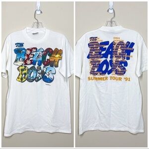 Beach Boys Rare Vintage 1991 Band Concert T Shirt